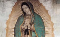 La Virgen de Guadalupe.