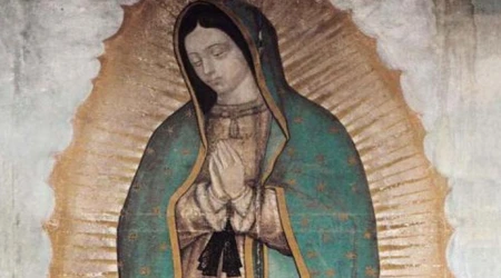 La Virgen de Guadalupe.