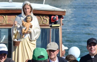 Virgen de la Candelaria. Cru00e9dito: Parroquia Nuestra Seu00f1ora de la Candelaria, Punta del Este. 