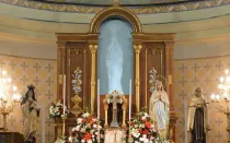 La imagen de la Virgen de Lourdes de Altagracia que no está pero que todos ven.