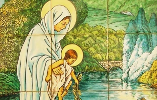 Virgen de Betharram o Virgen del bello ramo (imagen recortada) Crédito: Croberto68 - Wikimedia Commons CC BY-SA 4.0 DEED