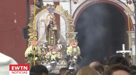Procesión de la Virgen del Carmen en Lima, Perú 17072025 2