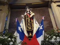 Virgen del Carmen. Crédito: Santuario Nacional de Maipú.