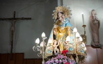 Virgen peregrina de los Desamparados (Valencia, España).