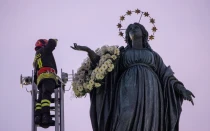 Imagen referencial de la Virgen Inmaculada en Roma