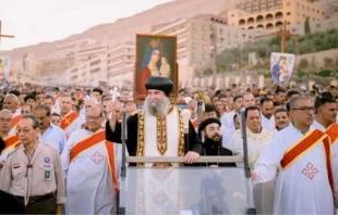 Celebraciones de la Virgen María en Asiut (Egipto), en agosto de 2025. Crédito: ACI MENA.