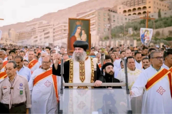 Celebraciones de la Virgen María en Asiut (Egipto)