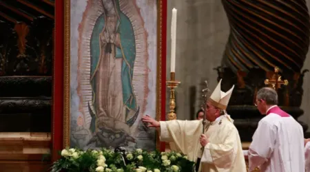 Francisco y la Virgen Guadalupe
