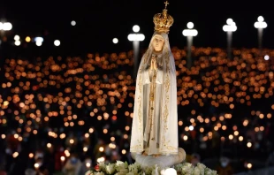 Imagen de la Virgen de Fu00e1tima. Cru00e9dito: EWTN 