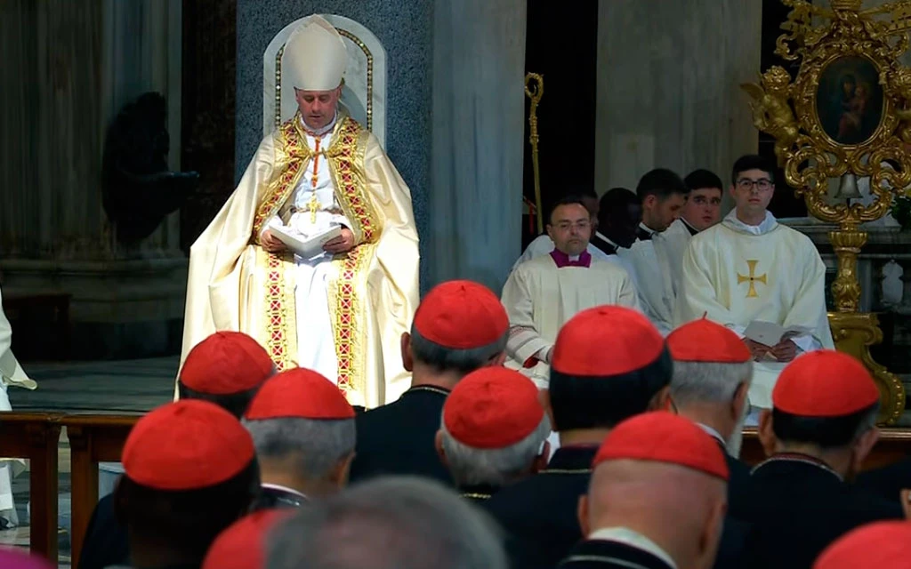 Vísperas en Santa María la Mayor. Crédito: Vatican Media.