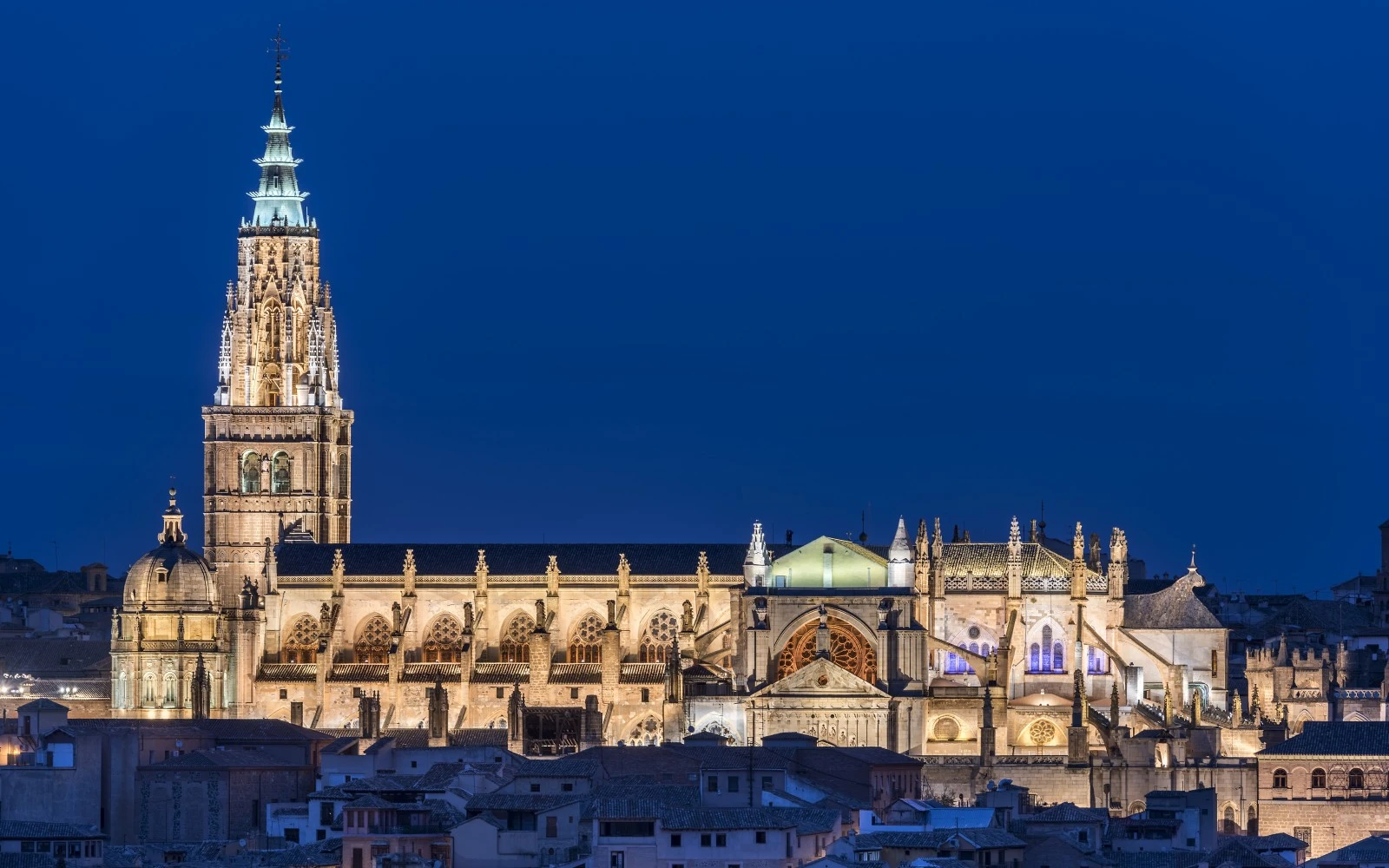 Vista nocturna de la Catedral de Toledo, Primada de España.?w=200&h=150