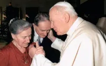 Wanda Półtawska y San Juan Pablo II.