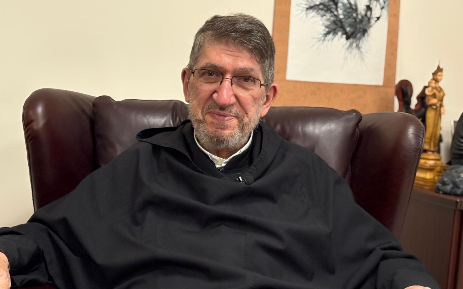 El prior de los agustinos y el Papa León XIV se conocen desde hace 40 años Crédito: Victoria Cardiel/ EWTN News