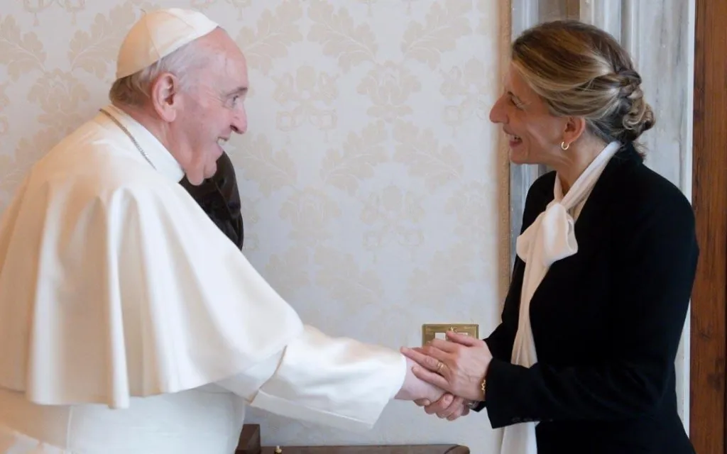 El Papa Francisco recibe a la vicepresidenta segunda del Gobierno de España, Yolanda Díaz en diciembre de 2021.?w=200&h=150