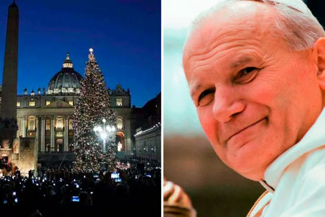 El árbol de Navidad del Vaticano tendrá este año un estrecho vínculo con San Juan Pablo II