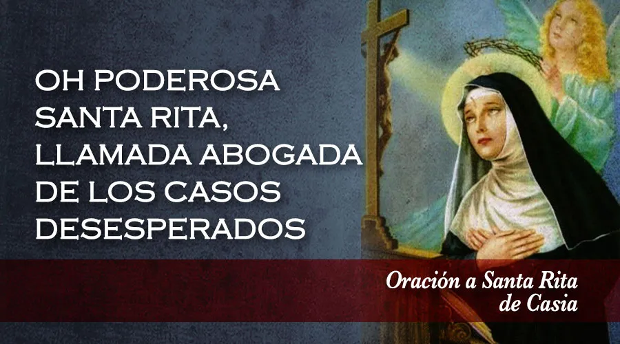 Oracion A Santa Rita De Casia Aci Prensa