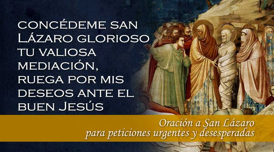 Oración a San Lázaro para peticiones urgentes y desesperadas